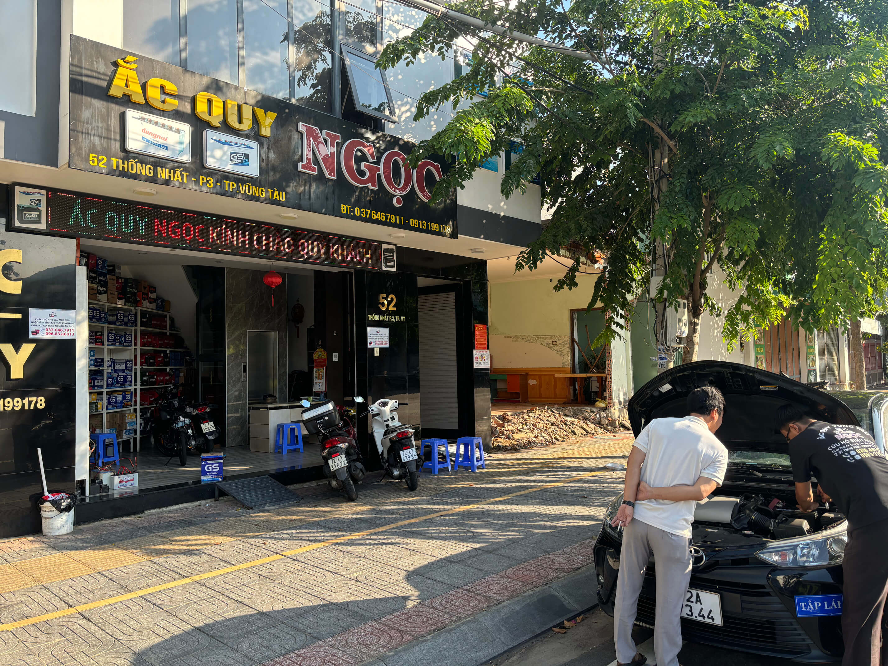Dịch vụ kích bình ắc quy Vũng Tàu