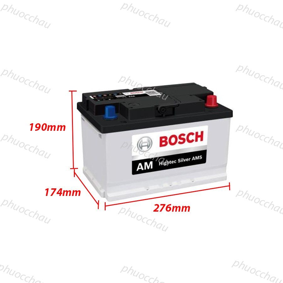 Ắc Quy BOSCH DIN 575.065 12V-75AH - ảnh 2