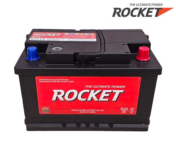 ẮC QUY ROCKET, SMF 57113, 12V-71AH