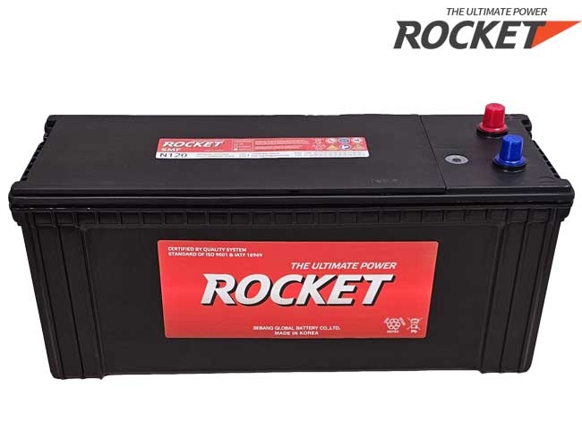 ẮC QUY ROCKET SMF N120, 12V-120AH