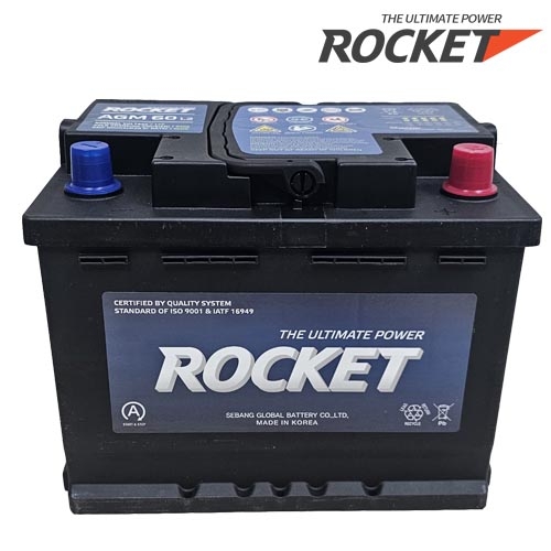 ẮC QUY ROCKET, STAR-STOP AGM L2, 12V-60AH - ảnh 2