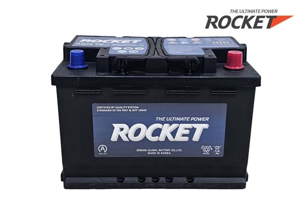 ẮC QUY ROCKET, START STOP AGM L3, 12V-70AH - ảnh 2