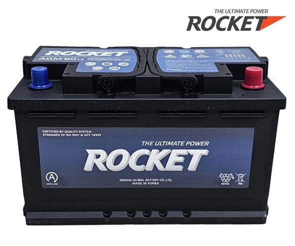 ẮC QUY ROCKET START STOP AGM L4, 12V-80AH - ảnh 2
